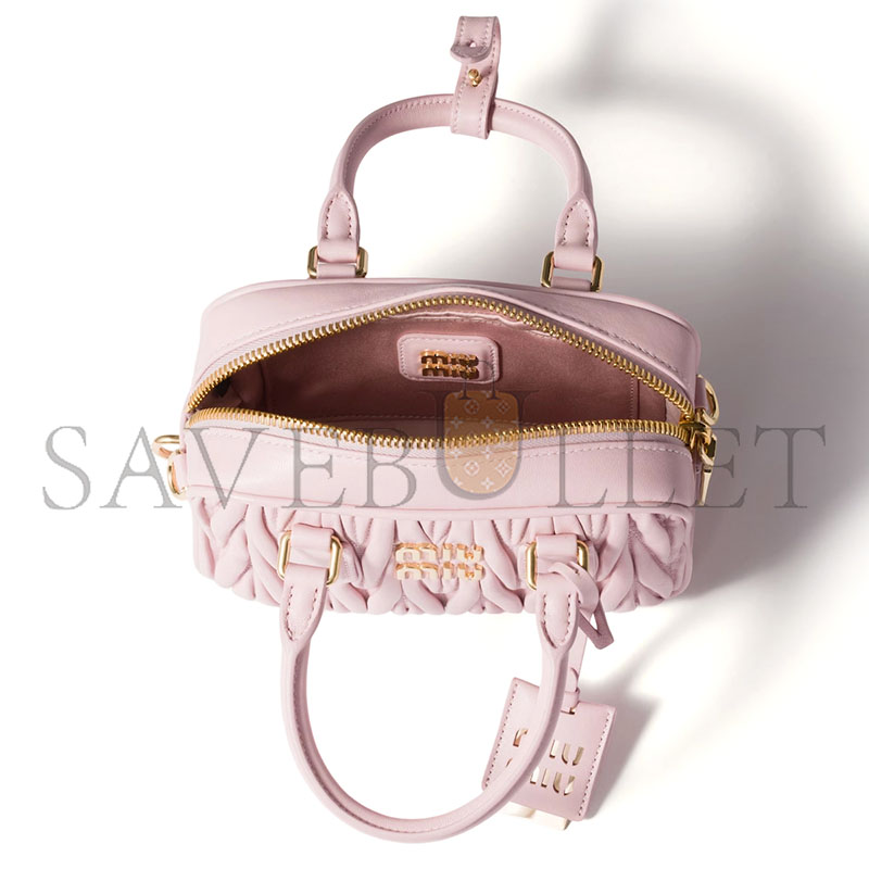 M1v M1v arcadie matelassÉ nappa leather bag 5bb123 (19*13*6cm)